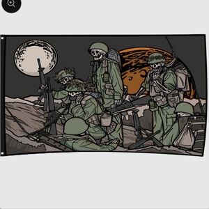 Night Patrol Flag by Platoon Daddy